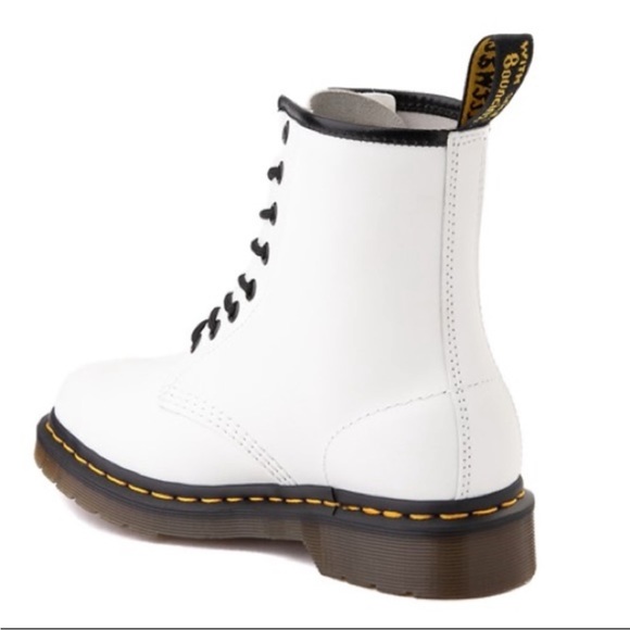 NEW Dr. Martens 1460 Smooth Leather Boot White 7 - Picture 2 of 11